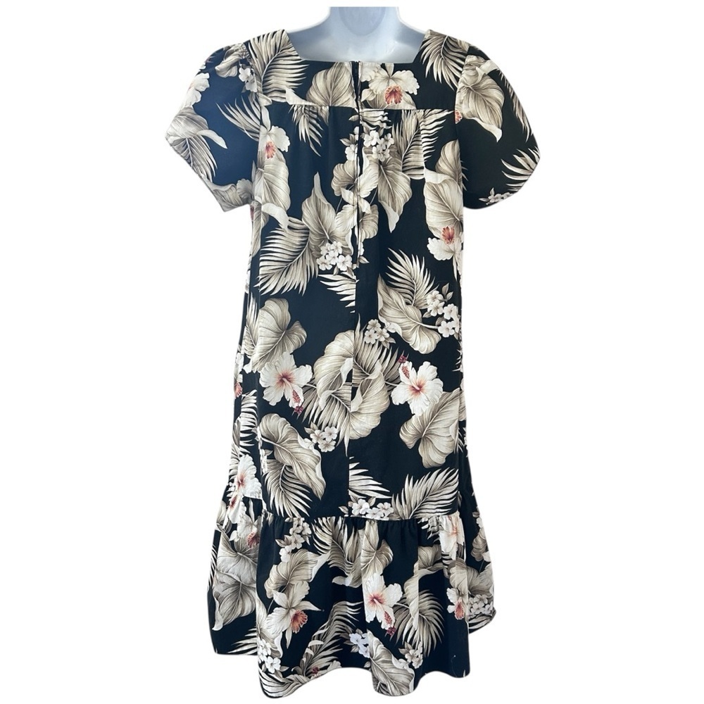 ROYAL CREATIONS Vintage Hawaiian Floral Muumuu Dress Midi Size M USA - Picture 8 of 12